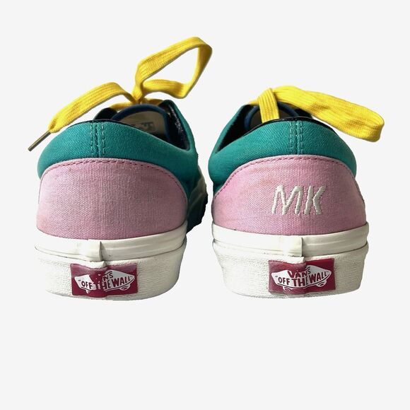 Vans Customs Old Skool Skate Shoes Multicolor Canvas Women's 8.5 Sneaker Low Top - Picture 7 of 11